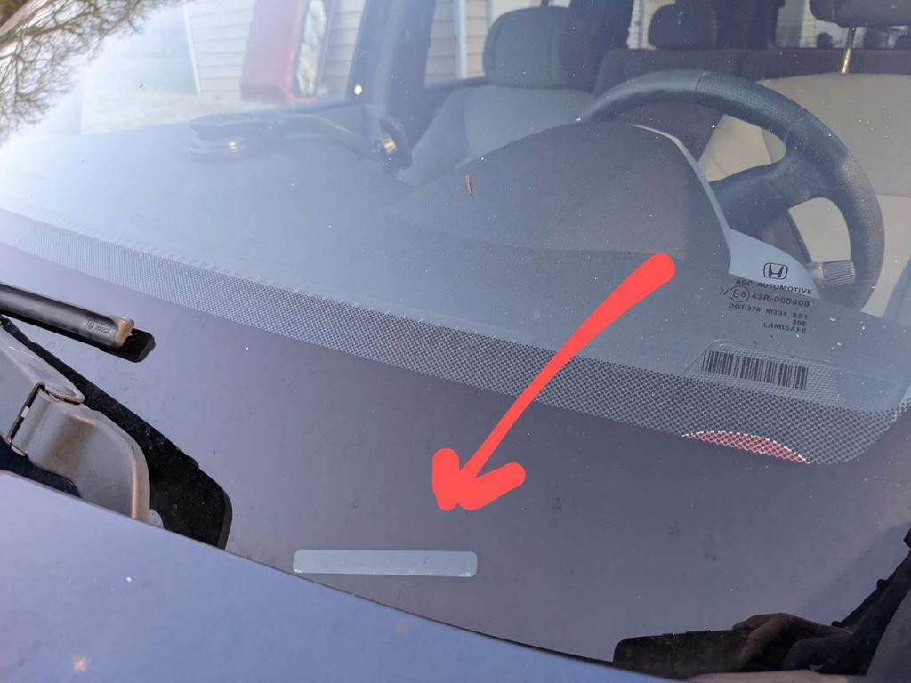 vin-number-in-windshield